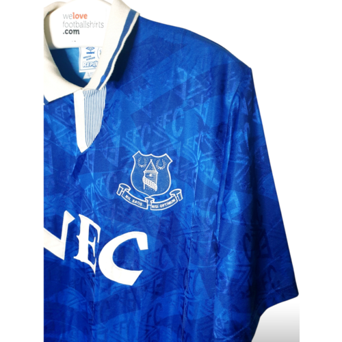 Umbro Original retro vintage football shirt Everton 1991/93