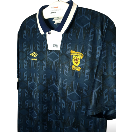 Umbro Original Retro-Vintage-Fußballtrikot Schottland EURO 92