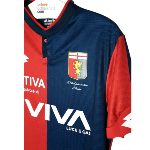 Lotto Sport Italia Origineel Lotto Match-Issue voetbalshirt Genoa CFC 2017/18