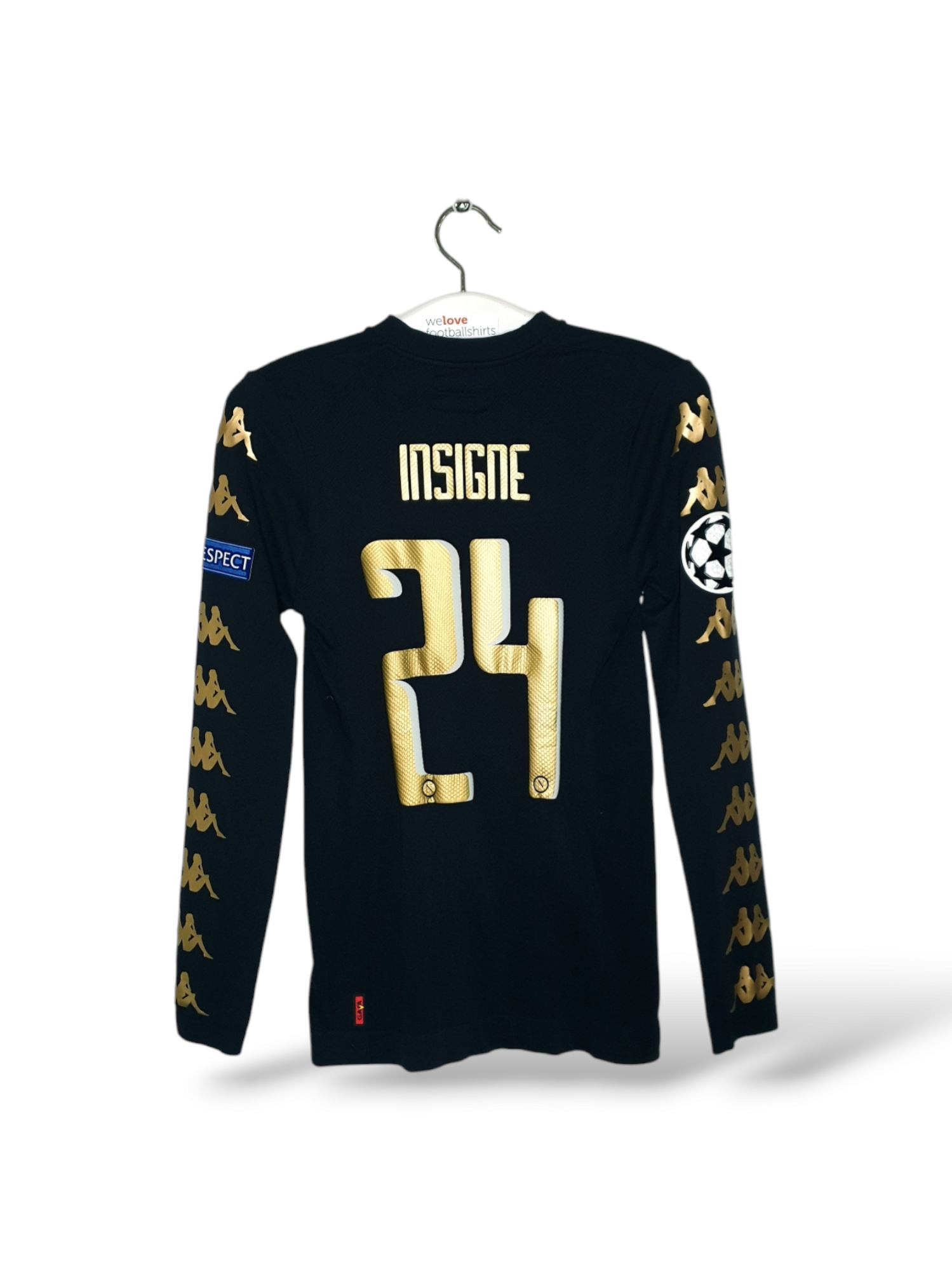 Maillot Homme Kappa SSC Napoli Saison 2016/2017 - Taille S, Occasion Très Bon état