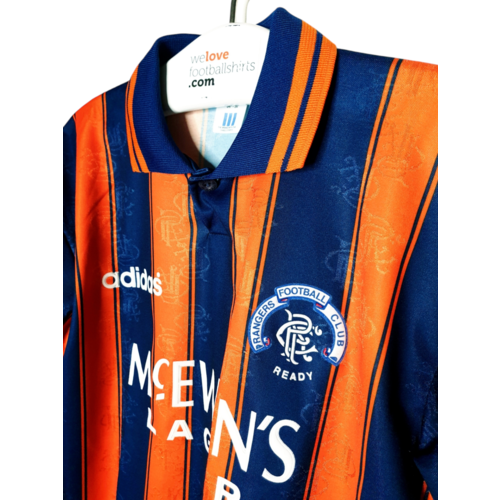 Adidas Original retro vintage football shirt Rangers FC 1993/94