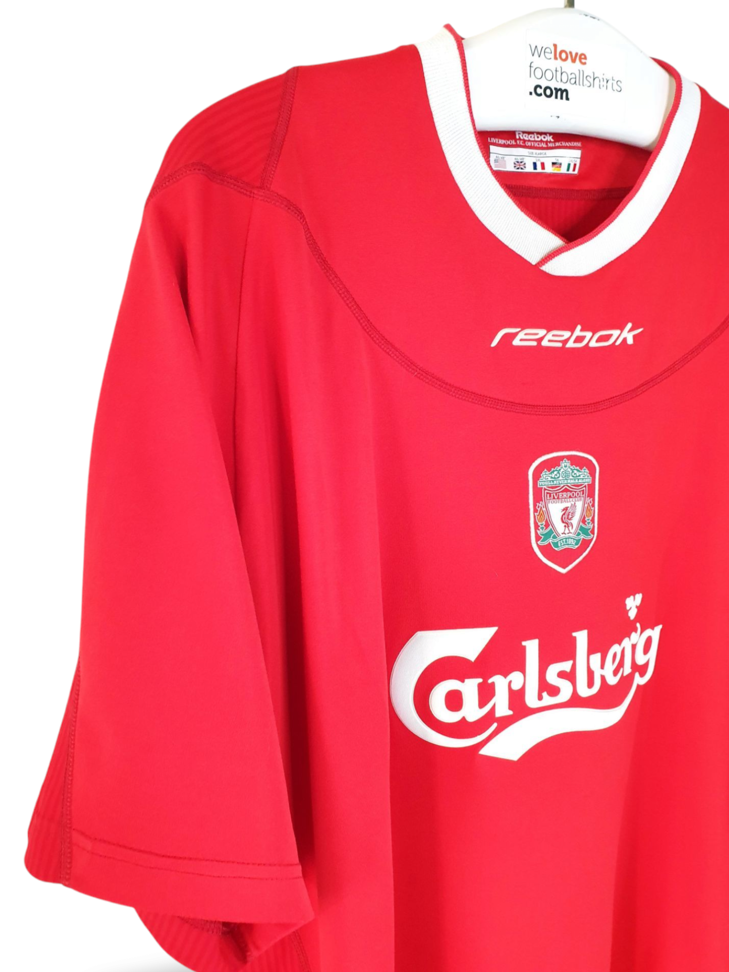 Retro vintage football shirt Liverpool 2002/04