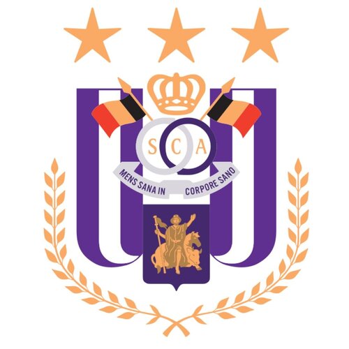 Een groot aanbod voetbalshirts van R.S.C. Anderlecht