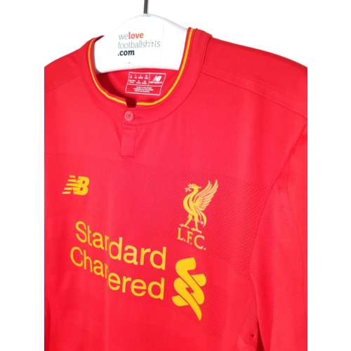 New Balance New Balance Match-Issue and signed Liverpool 2016/17 football shirt