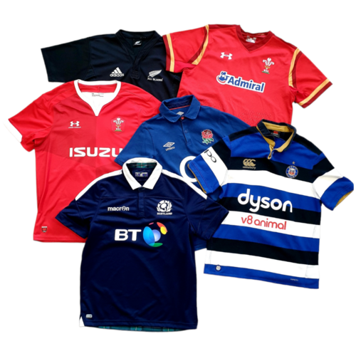 A wide range of vintage Rugby shirts