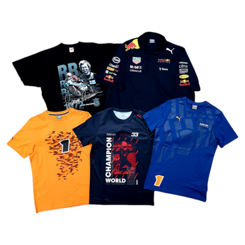 Een groot aanbod vintage Auto- Motorsport shirts
