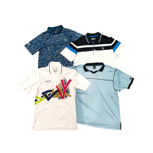 A wide range of vintage tennis shirts