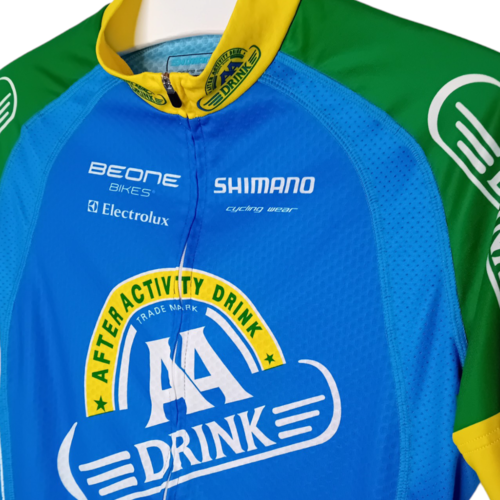 Shimano Origineel Shimano vintage wielershirt AA Drink Cycling Team 2009