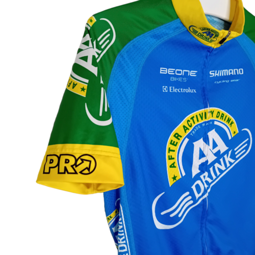 Shimano Origineel Shimano vintage wielershirt AA Drink Cycling Team 2009
