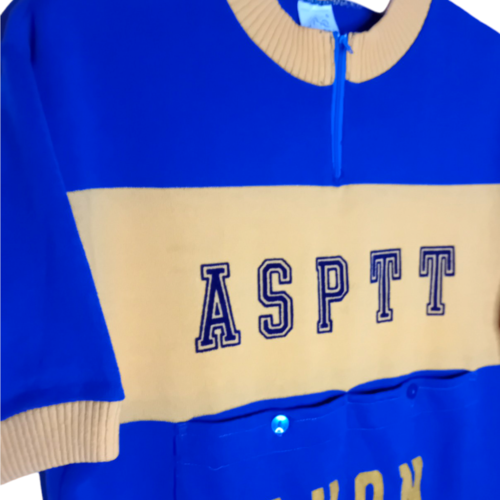 Tricots du Rocher Original Tricots du Rocher Vintage Radtrikot ASPTT Lyon 70s