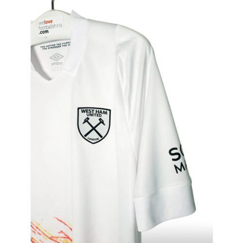 Umbro Origineel retro vintage voetbalshirt West Ham United 2022/23