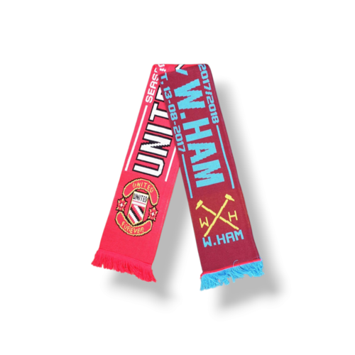 Football Scarf Manchester United - West Ham United Football Scarf Manchester United - West Ham United