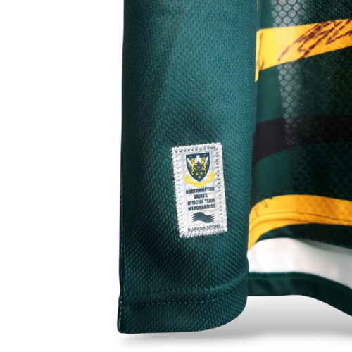 Burrda Burrda Sport signed Rugby shirt Northampton Saints 2012