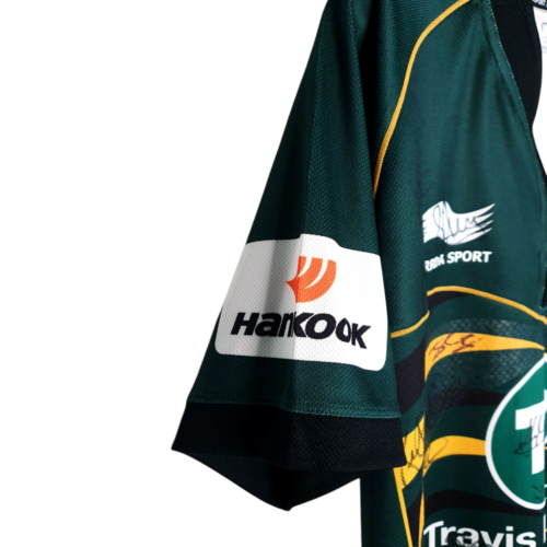 Burrda Burrda Sport signed Rugby shirt Northampton Saints 2012