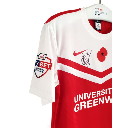 Nike Original Nike Matchworn and signed football shirt Charlton Athletic F.C. 2014/15