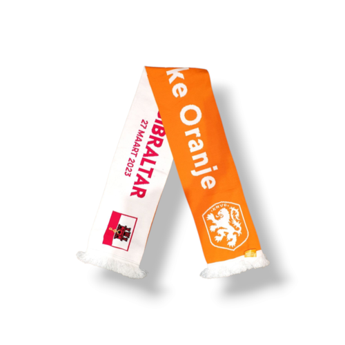 Football Scarf Netherlands - Gibraltar Football Scarf Netherlands - Gibraltar