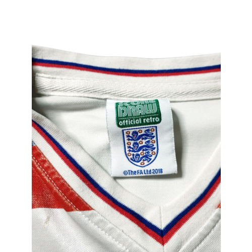 Score Draw Origineel retro voetbalshirt Engeland 1980/83