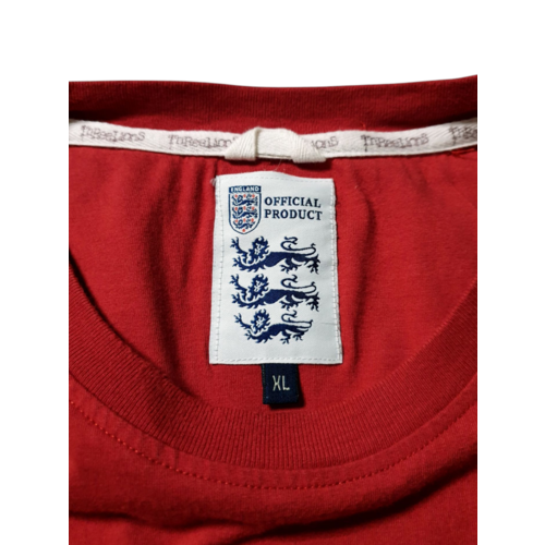 Fanwear Original Fanwear Baumwoll-Fußball-Vintage-T-Shirt England