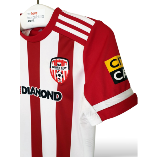 Adidas Origineel retro vintage voetbalshirt Derry City F.C. 2020/21