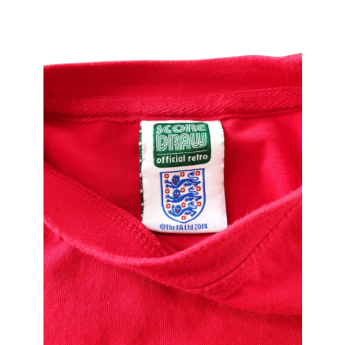 Score Draw Original retro vintage football shirt England World Cup 1966