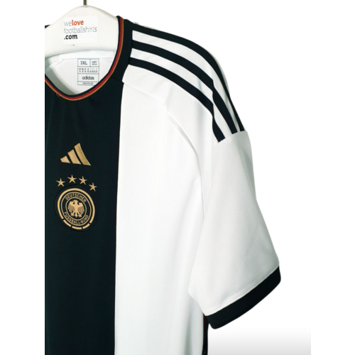 Adidas Original Retro-Vintage-Fußballtrikot Deutschland WM 2022