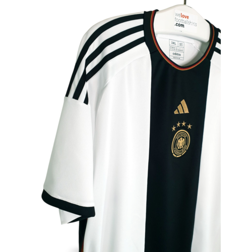 Adidas Original Retro-Vintage-Fußballtrikot Deutschland WM 2022
