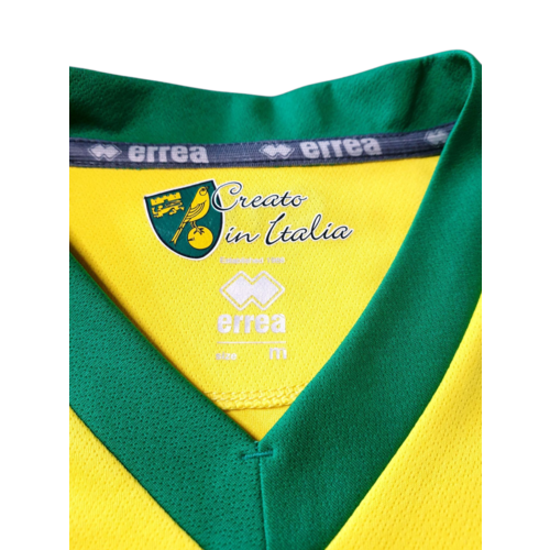 Errea Original Errea Matchworn and signed Norwich City F.C. 2013/14 football shirt