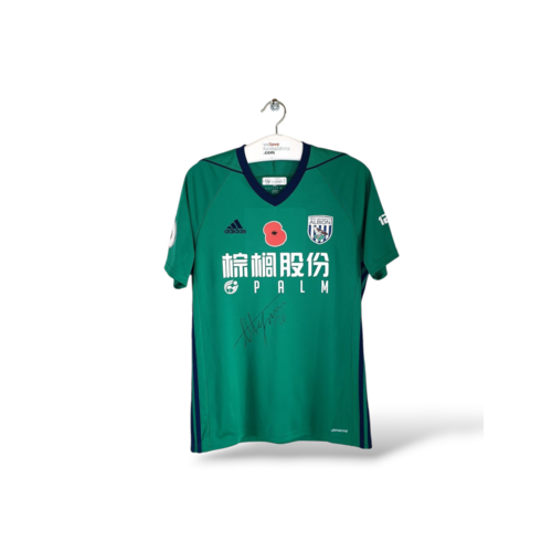 Adidas Adidas Match-Issue signiertes Fußballtrikot West Bromwich Albion F.C. 2017/18
