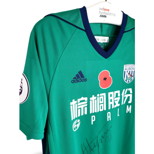 Adidas Adidas Match-Issue signiertes Fußballtrikot West Bromwich Albion F.C. 2017/18
