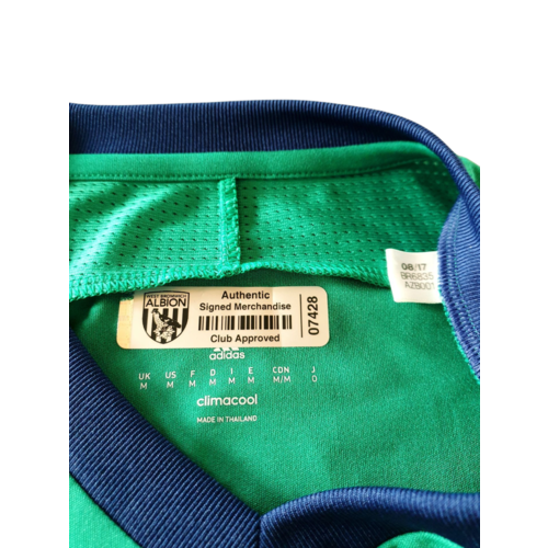 Adidas Adidas Match-Issue signiertes Fußballtrikot West Bromwich Albion F.C. 2017/18