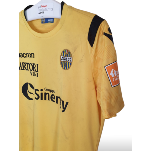 Macron Origineel Macron Matchworn keepersshirt Hellas Verona FC 2018/19