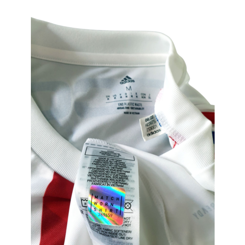 Adidas Original Adidas Match-Issue Fußballtrikot Olympique Lyonnais 2022/23