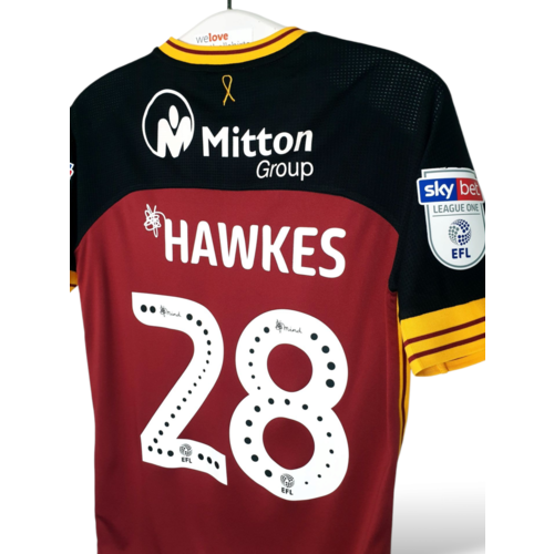Avec Original AVEC Match-Issue Football Shirt Bradford City AFC 2018/19