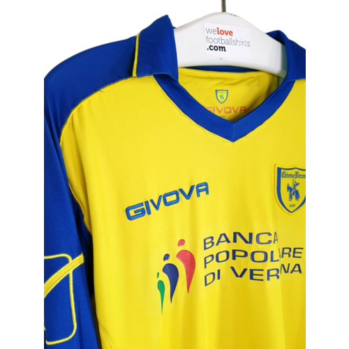 Givova Original Givova Matchworn-Fußballtrikot Chievo Verona 2009/10