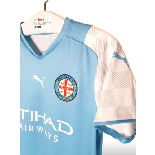 Puma Origineel retro vintage voetbalshirt Melbourne City FC 2021/22