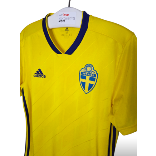 Adidas Original Retro-Vintage-Fußballtrikot Schweden Weltmeisterschaft 2018