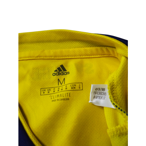 Adidas Original Retro-Vintage-Fußballtrikot Schweden Weltmeisterschaft 2018