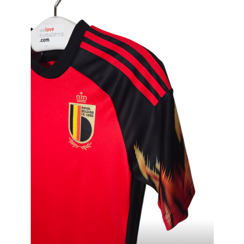 Adidas Original Retro-Vintage-Fußballtrikot Belgien Fußball-Weltmeisterschaft 2022