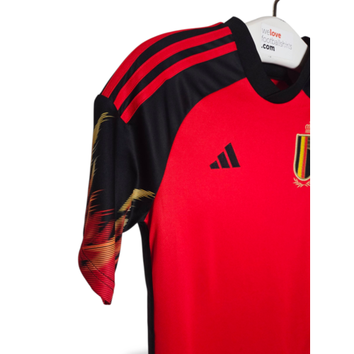 Adidas Original Retro-Vintage-Fußballtrikot Belgien Fußball-Weltmeisterschaft 2022