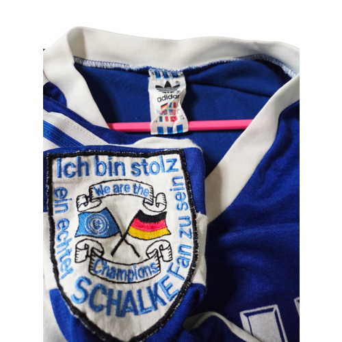 Adidas Original retro vintage football shirt FC Schalke 04 1989/91