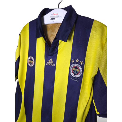 Adidas Original Retro-Vintage-Fußballtrikot Fenerbahçe SK 1907-2007