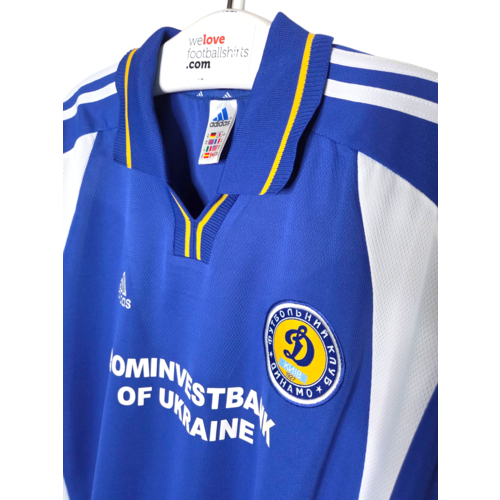 Adidas Original retro vintage football shirt Dynamo Kiev 2001/02