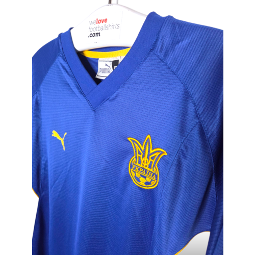 Puma Origineel retro vintage voetbalshirt Oekraine 2000/01