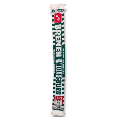 Originaler Fußballschal Bremen - Wolfsburg