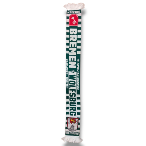 Originaler Fußballschal Bremen - Wolfsburg