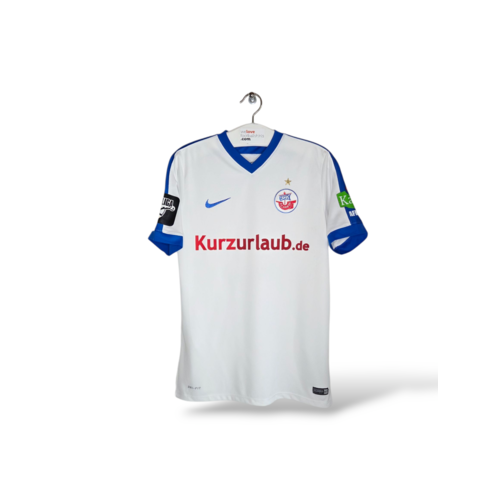 Nike Original Von Nike getragenes und signiertes Fußballtrikot von Hansa Rostock 2016/17