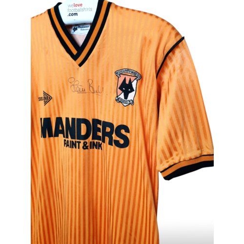 Scoreline Scoreline Retro Limited Edition gesigneerd Wolverhampton Wanderers F.C. 1988/89