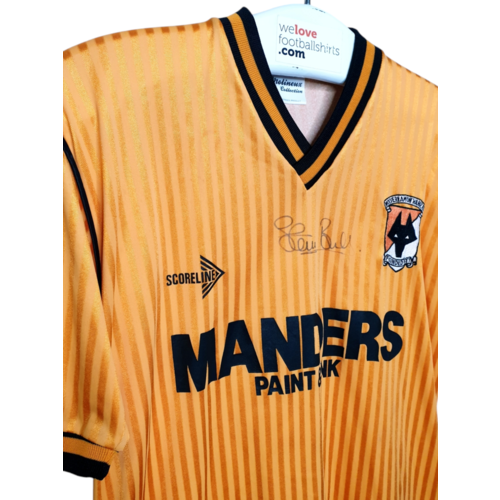 Scoreline Scoreline Retro Limited Edition gesigneerd Wolverhampton Wanderers F.C. 1988/89