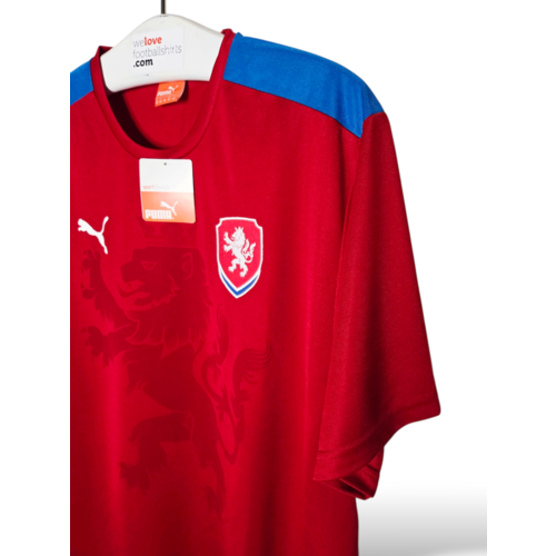 Puma Original Retro-Vintage-Fußballtrikot Tschechische Republik 2014