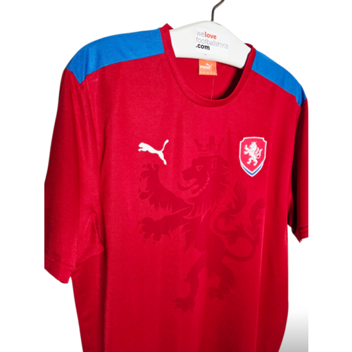 Puma Original Retro-Vintage-Fußballtrikot Tschechische Republik 2014